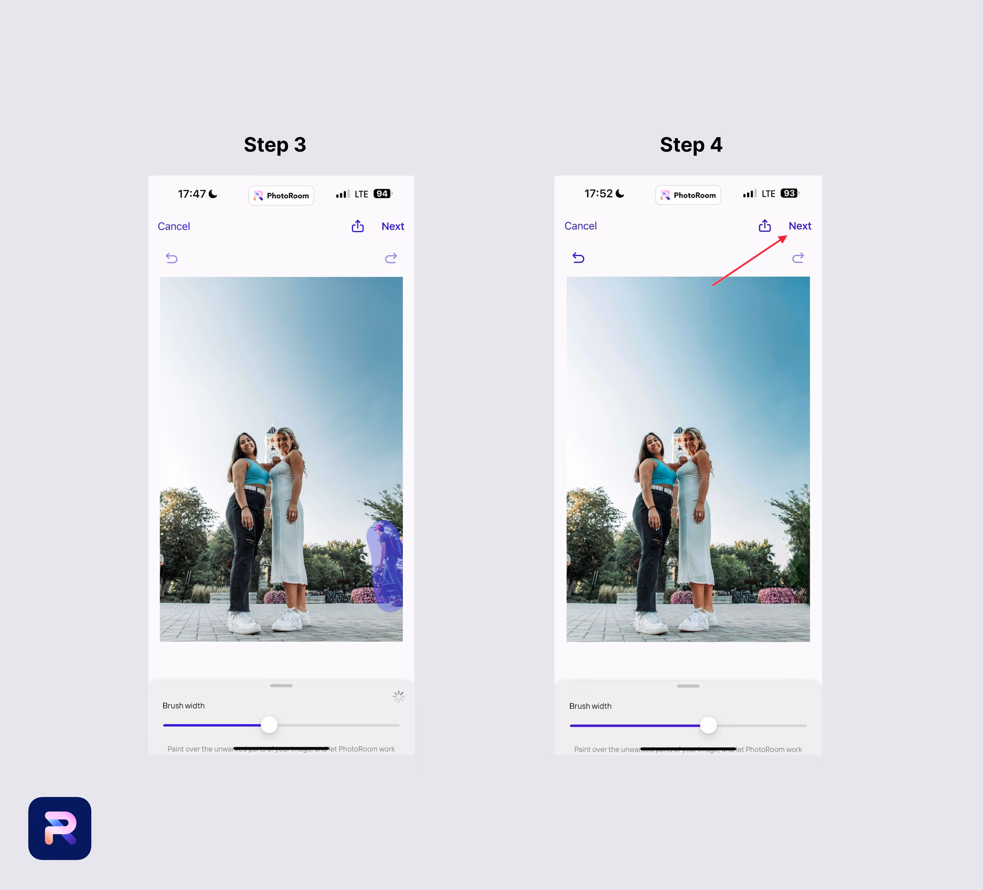 How to remove a person from a photo on iPhone?