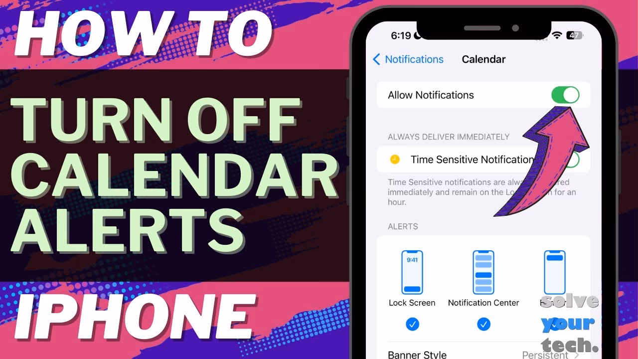 How do I remove email notifications from my calendar?