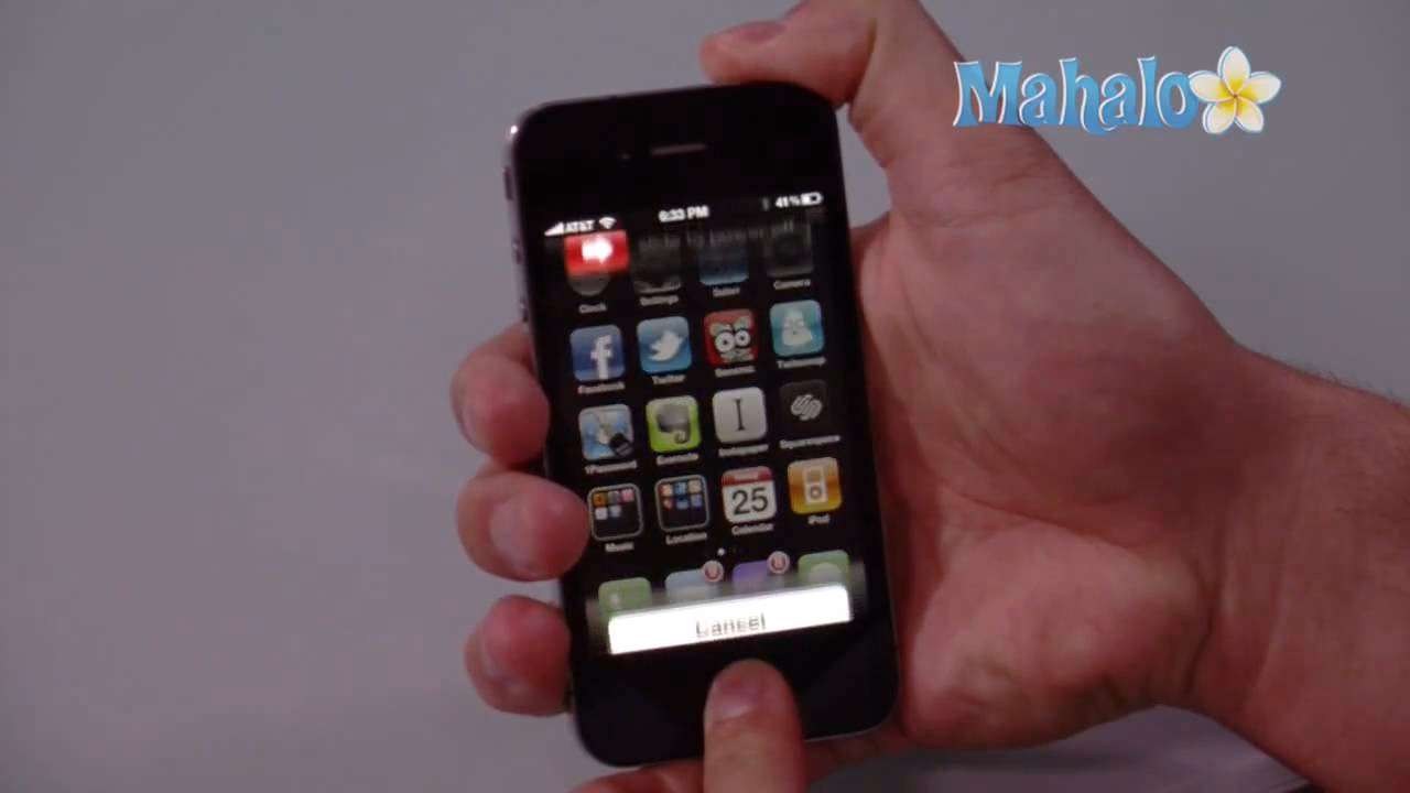 How to force restart iPhone 4S if it is frozen?