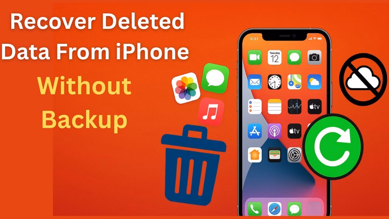 How to recover deleted photos from iPhone without backup?