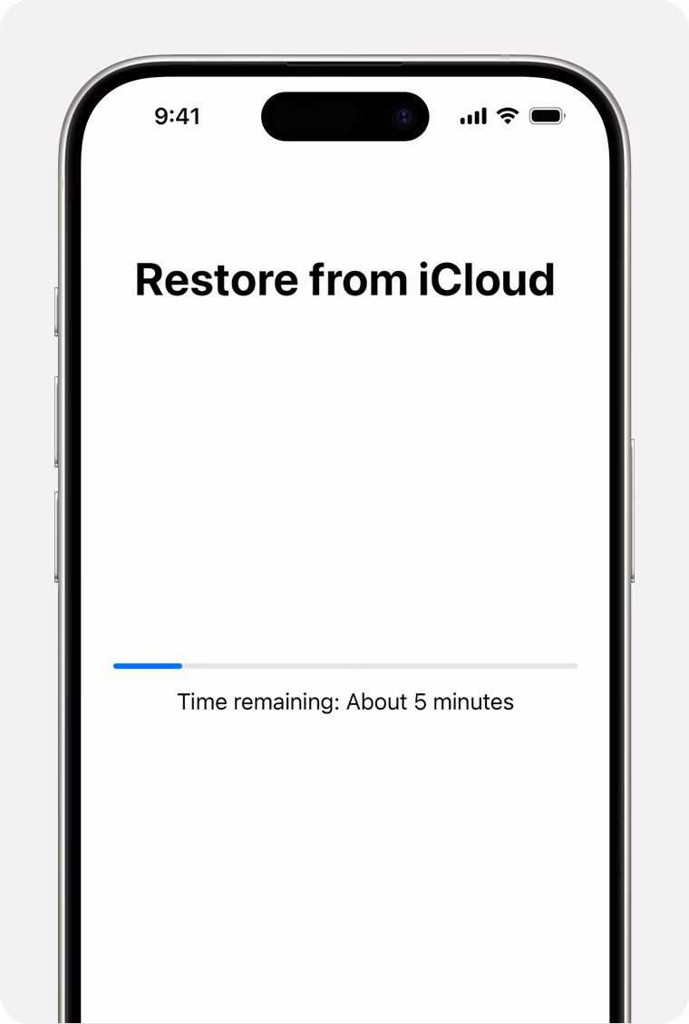How to restore iPhone from old backups?