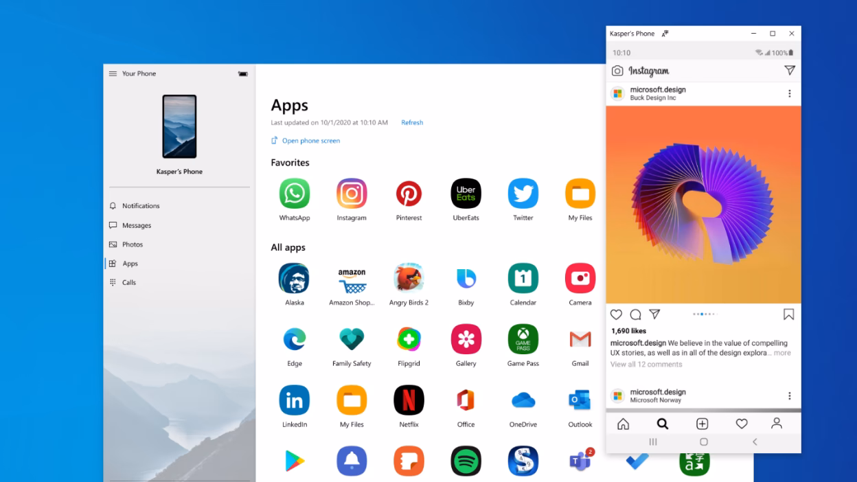 Can Windows 10 run multiple Android apps on a laptop?