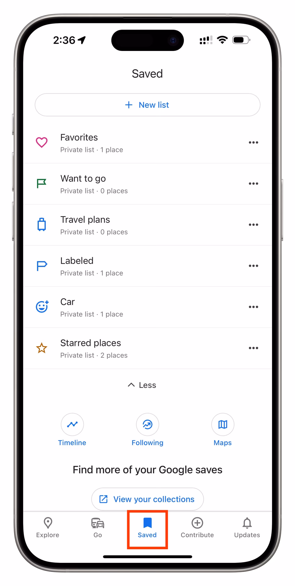 How do I Save my parking location in Google Maps?