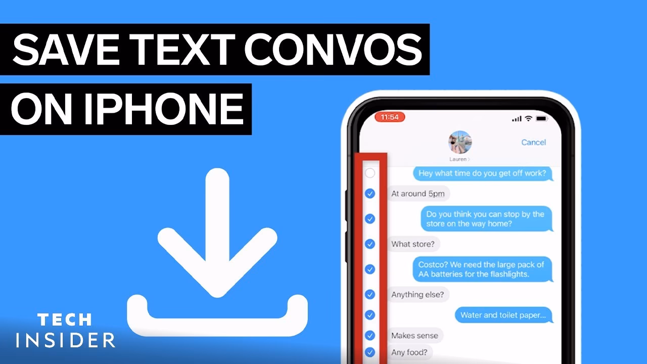 How to download text messages from iPhone?