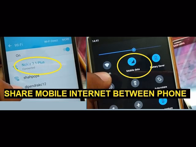 How to share mobile data without a hotspot?