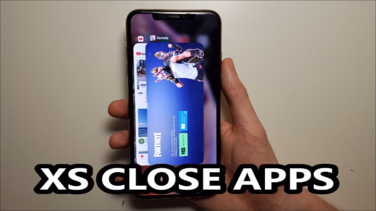 How do I close all apps on my iPhone?