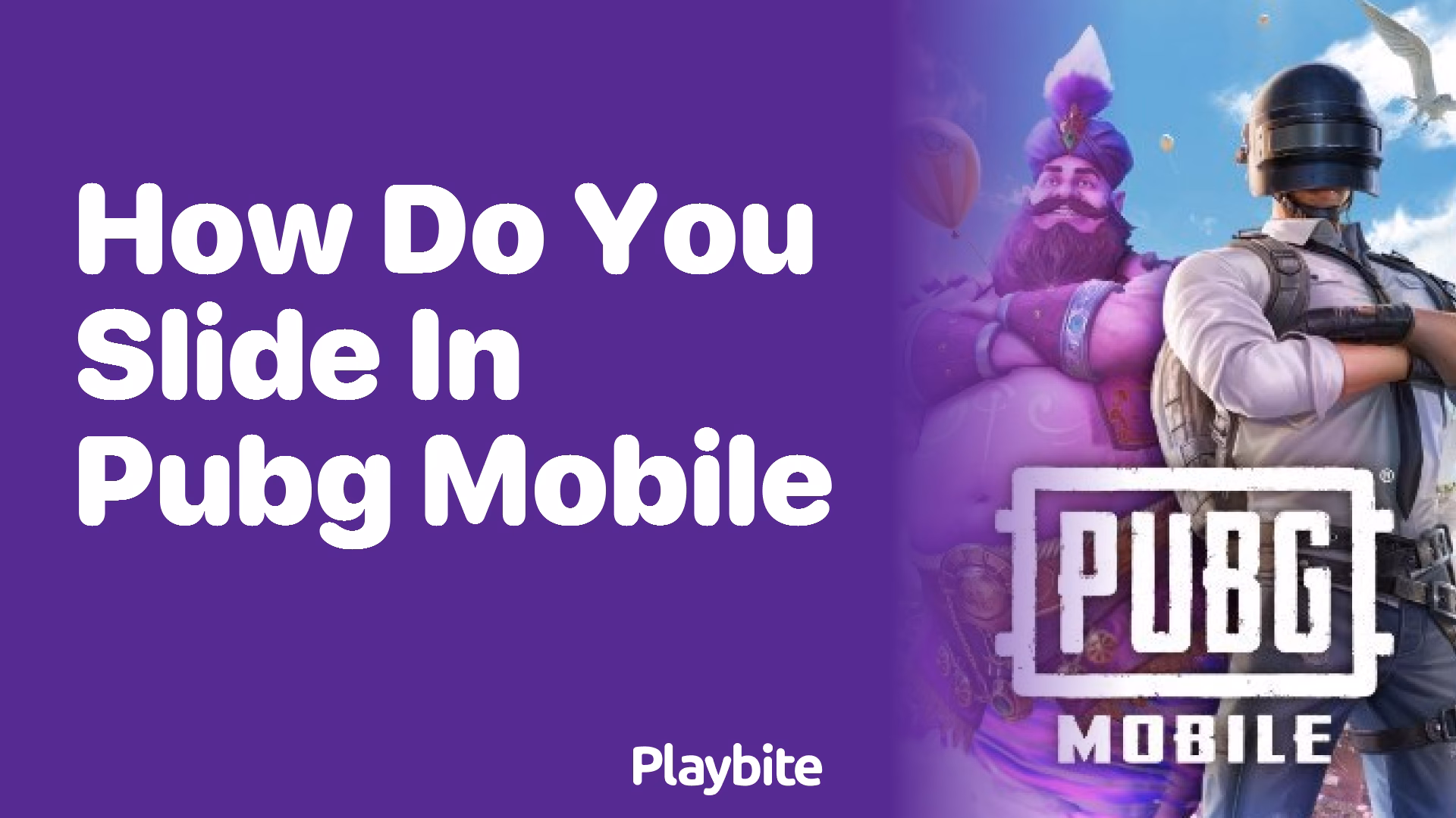 How does sliding work in PUBG Mobile?