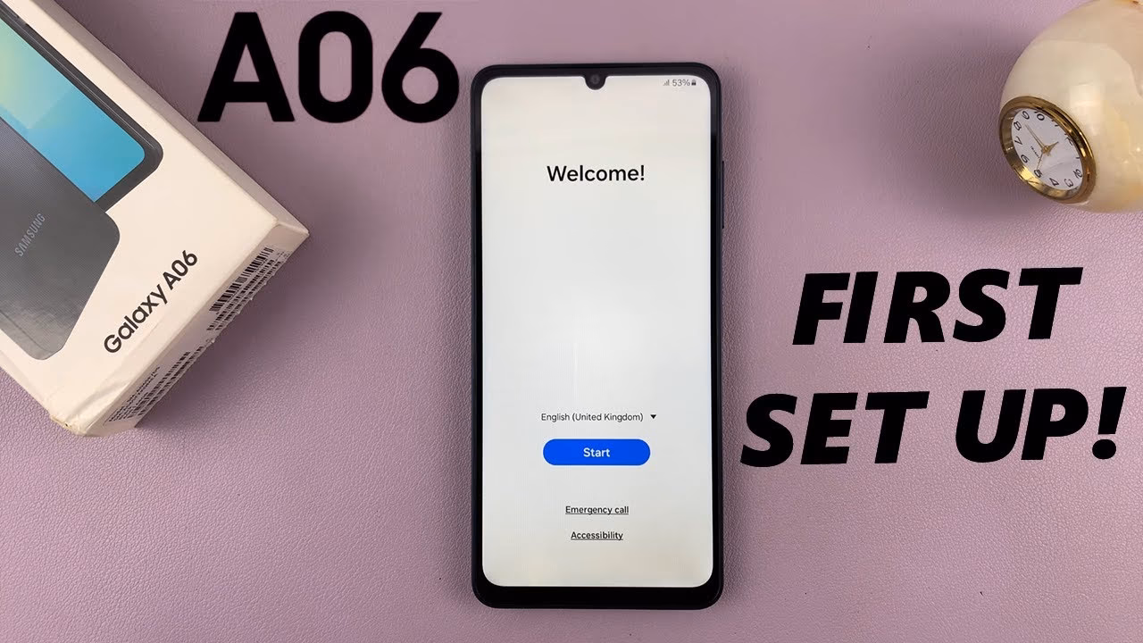 How to set up a Samsung account?