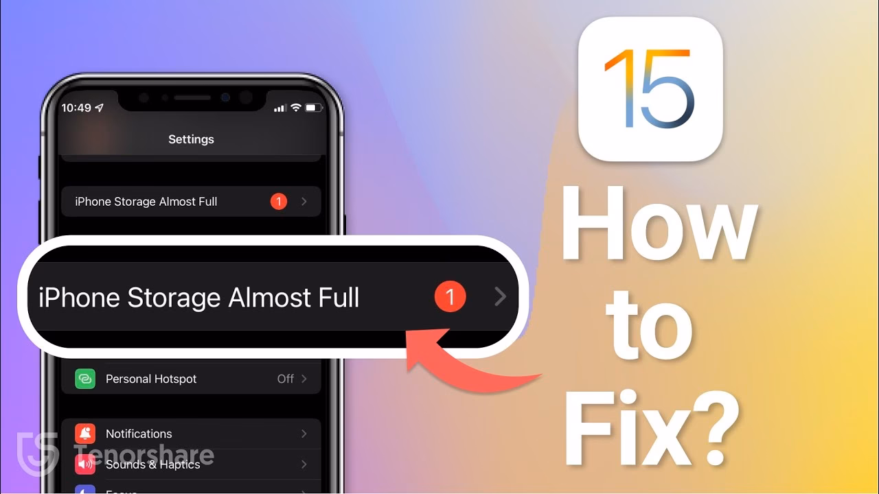 Why does my iPhone keep getting'storage full' notifications?