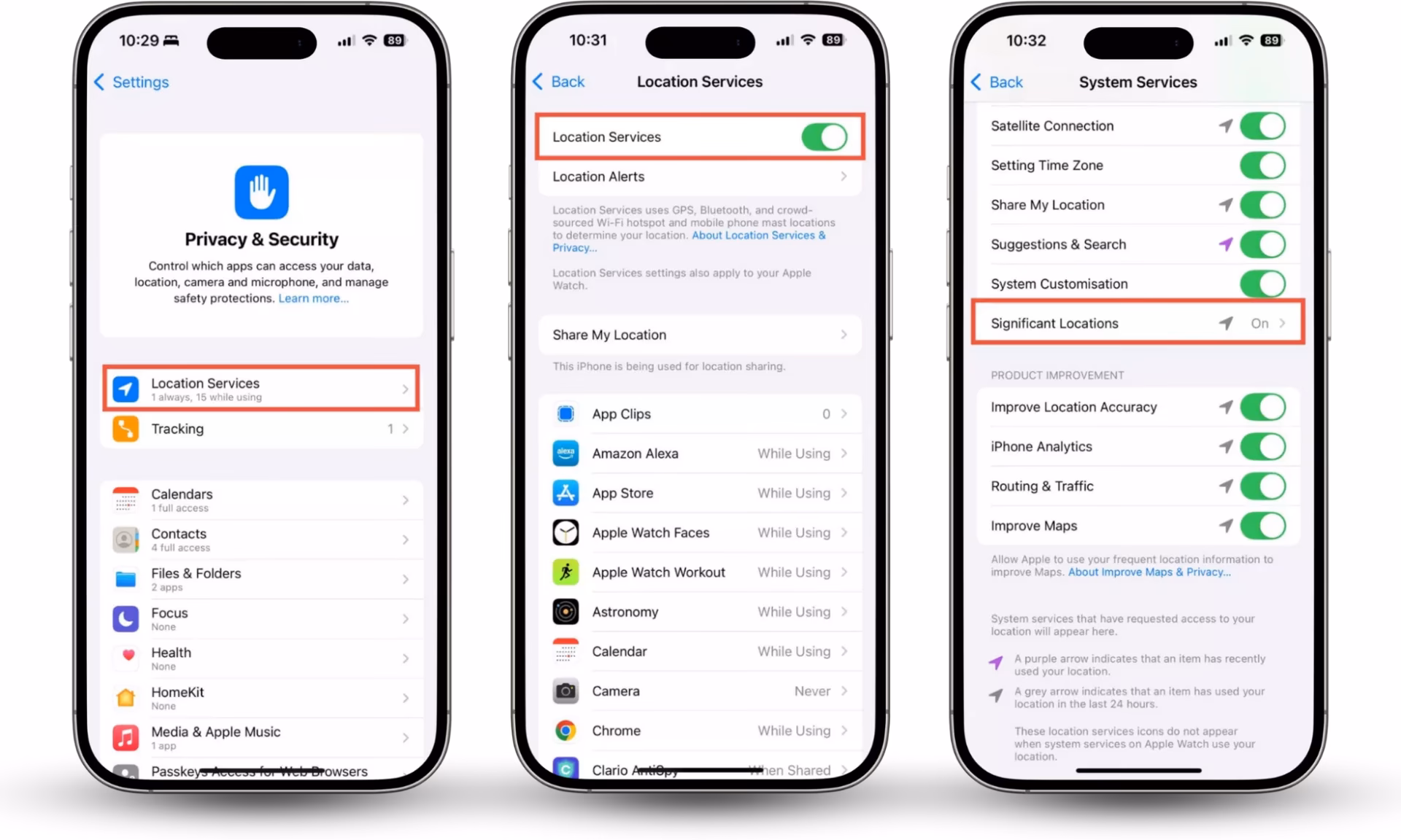 How do I Stop my Phone from being tracked?