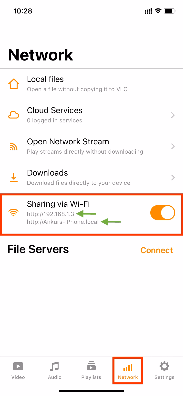 How to use VLC on iPhone?