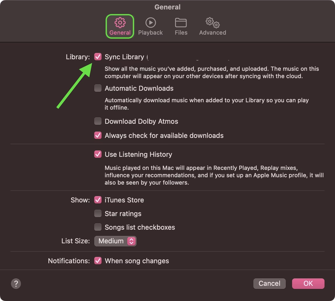 How do I Keep my Music in sync?