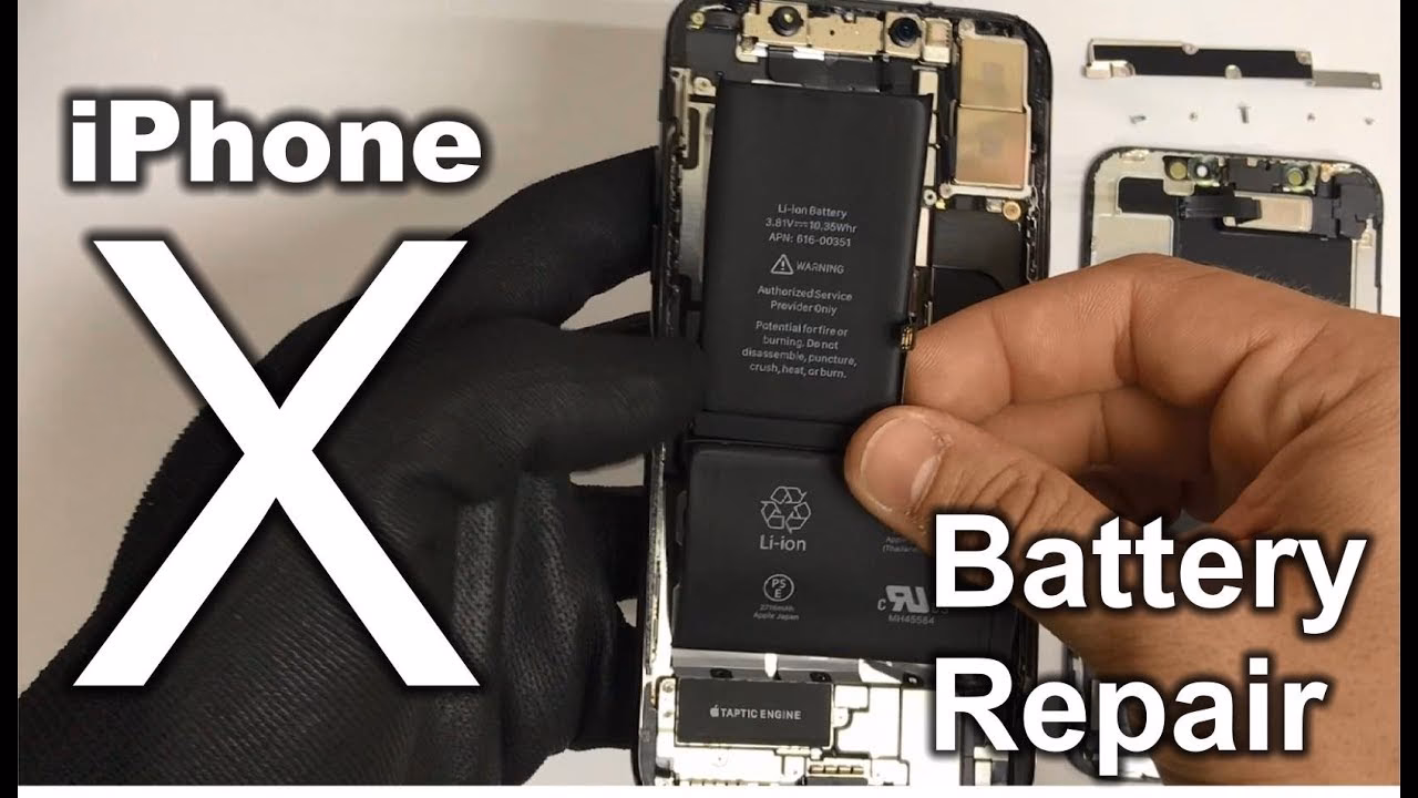 How to remove iPhone X Battery?