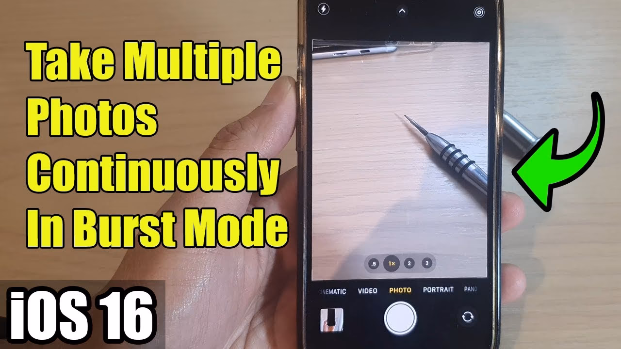 Why does my iPhone take multiple pictures in a row?