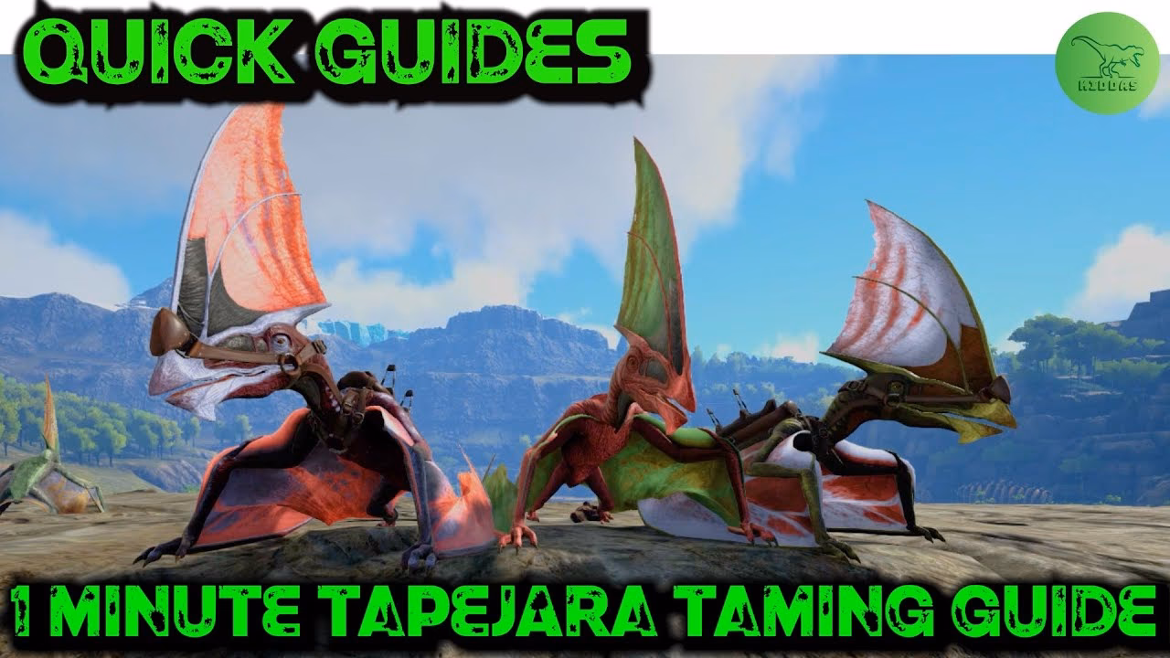 Can You tame a Tapejara in Ark Survival Evolved?