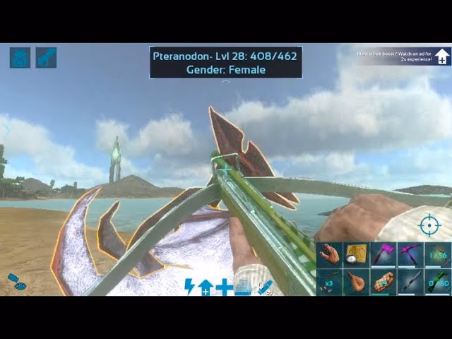 How long does it take to tame a Pteranodon?