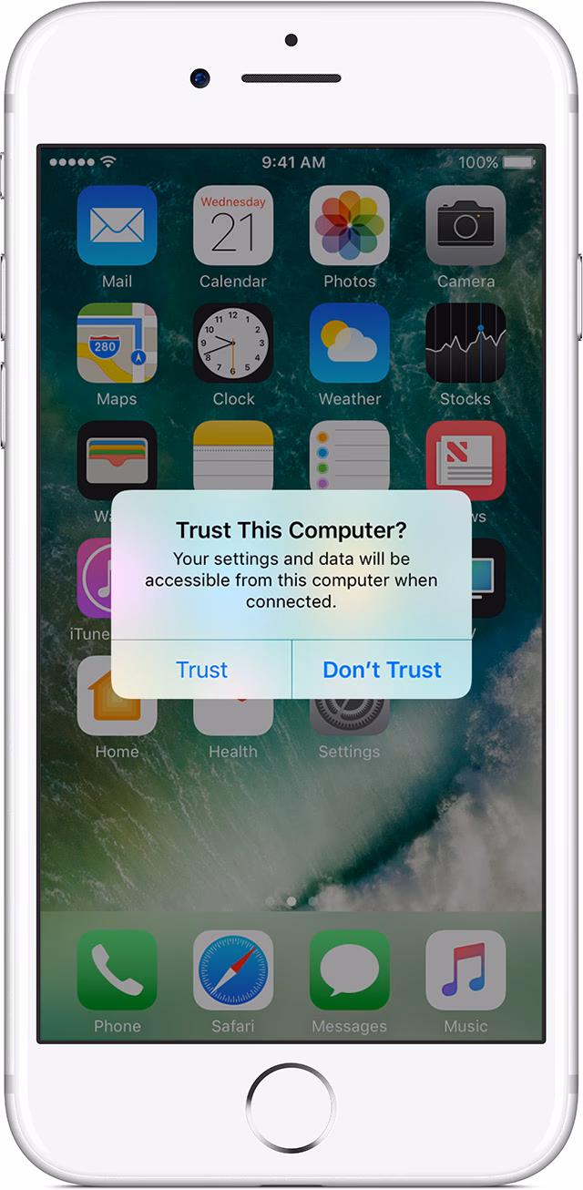 Does iPhone Trust a computer?