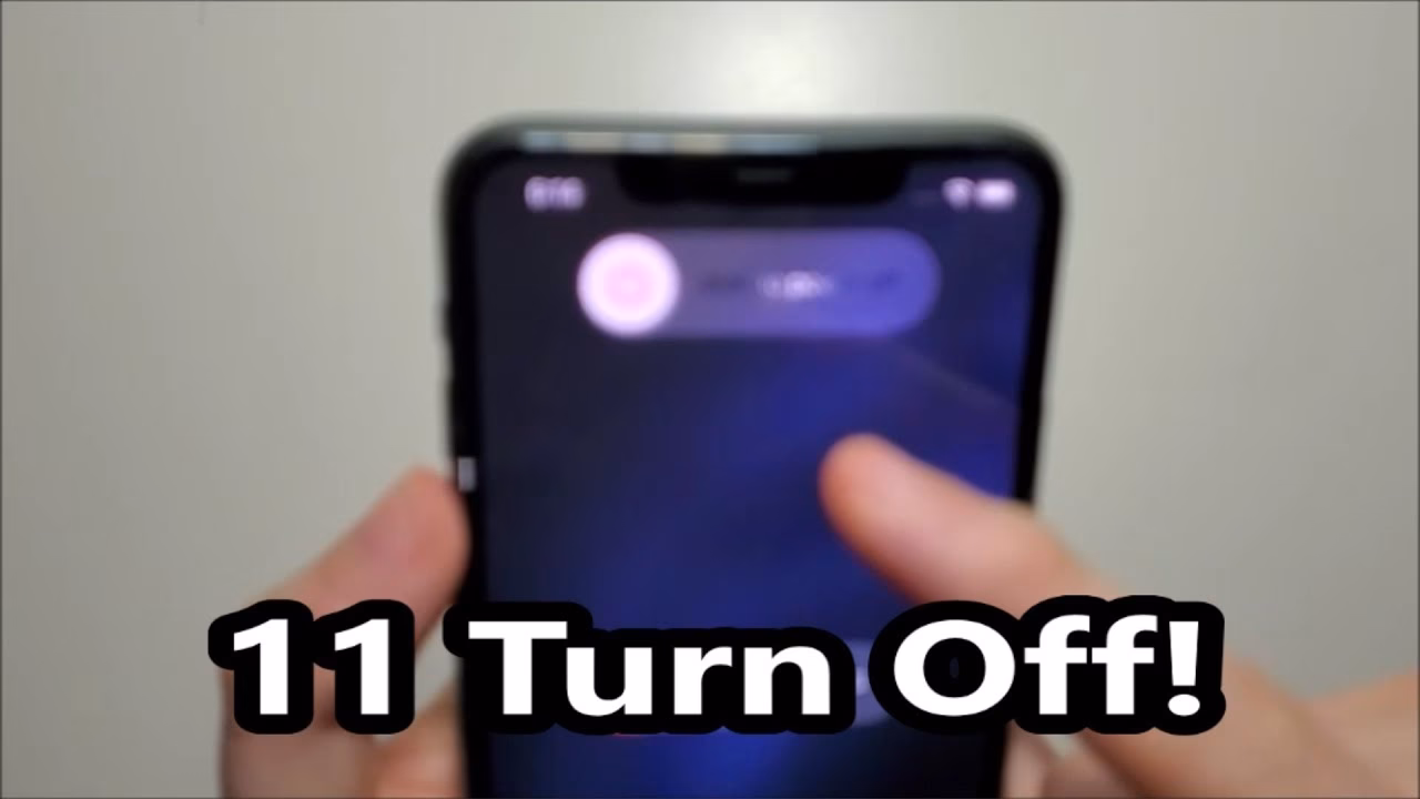 How do I Turn Off my iPhone 11?