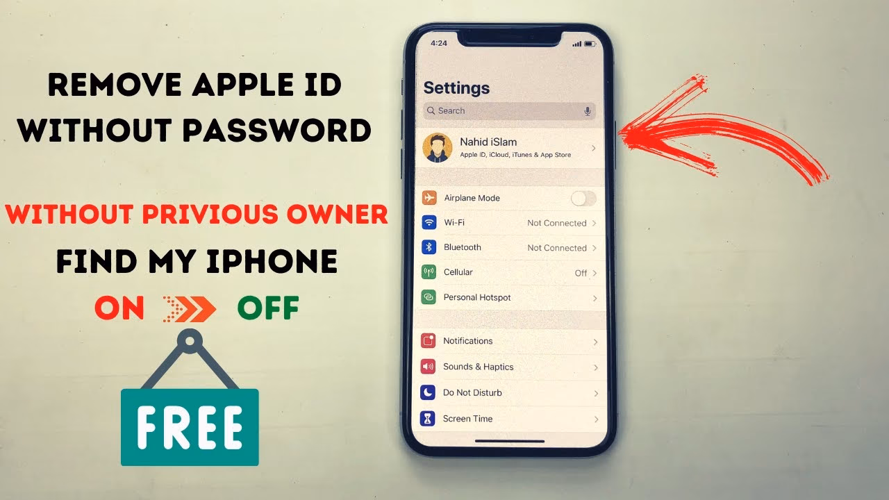 How to turn off Find my iPhone from another device?