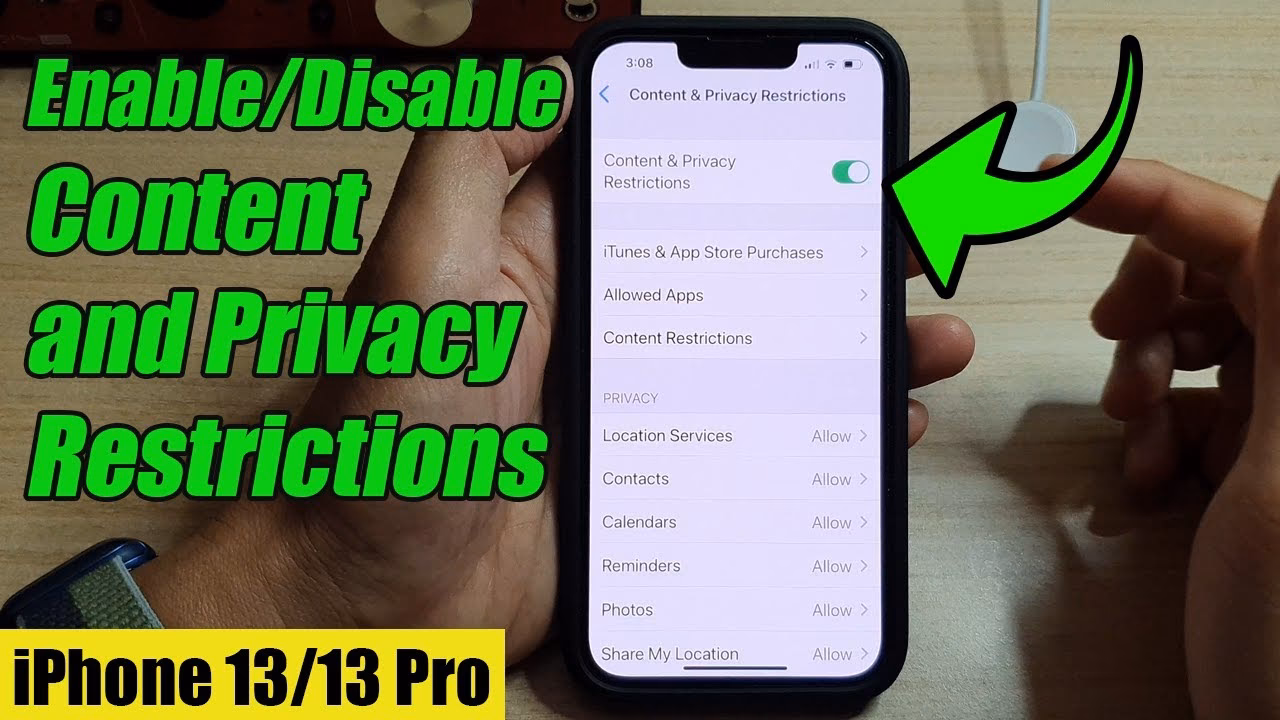How to disable privacy restrictions on iPhone & iPad using screen time?