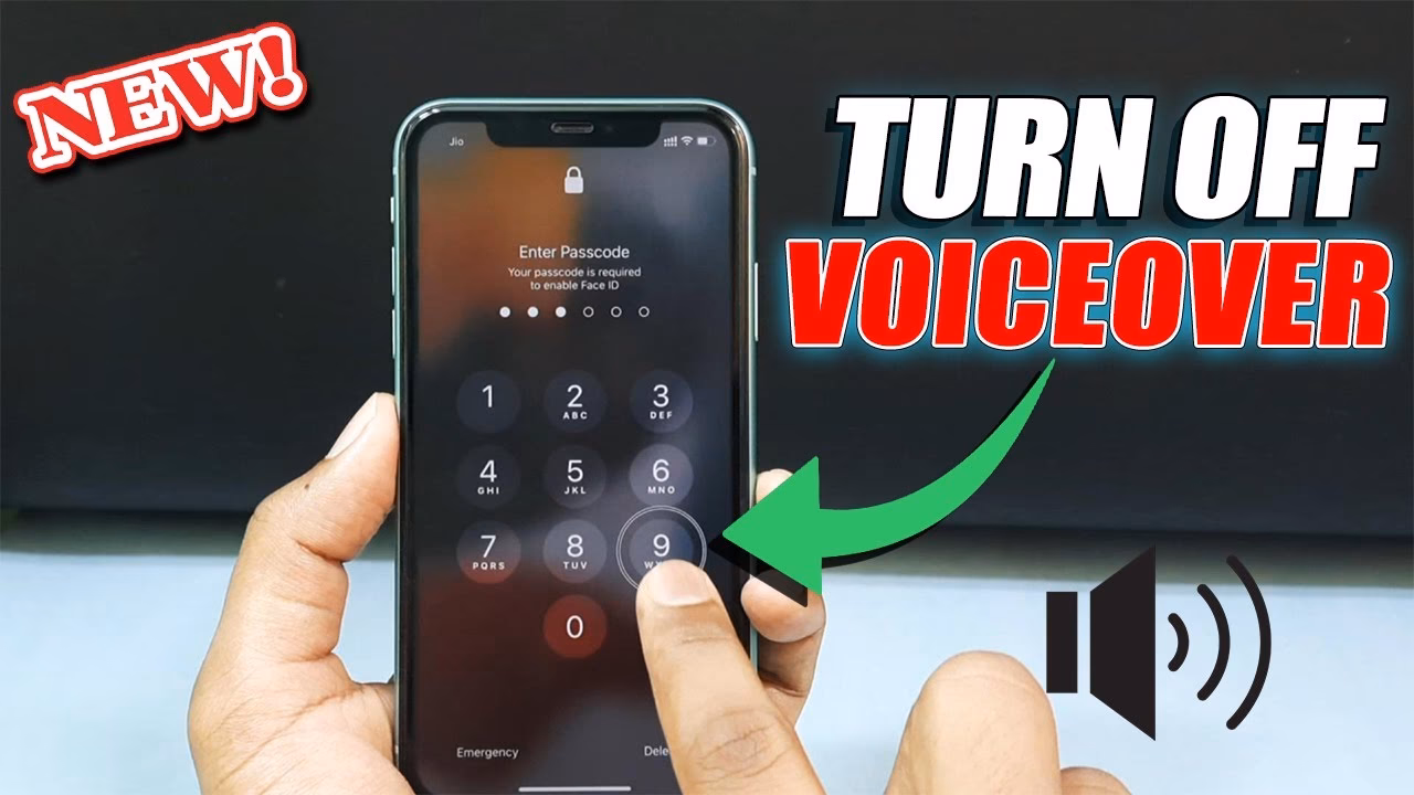 How to enable or disable voiceover on iPhone?
