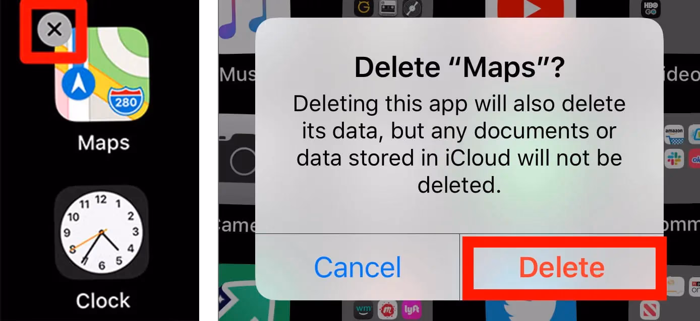 How to delete apps on iPhone/iPad?