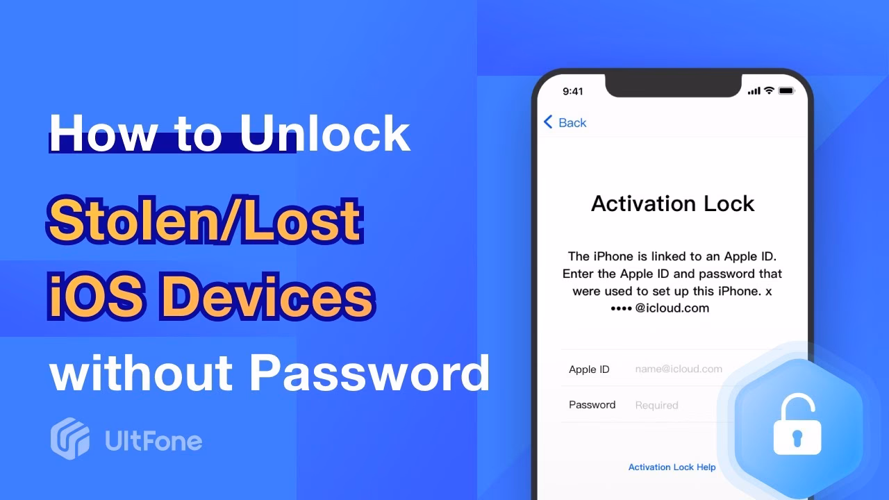 How to unlock a stolen iPhone without password?