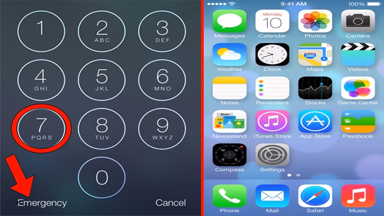 How to unlock iPhone without password?