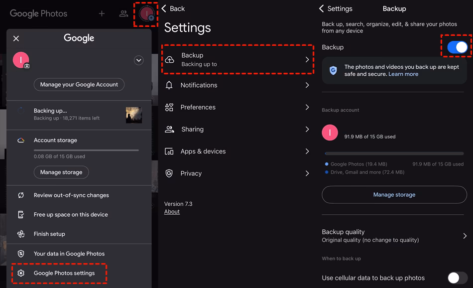 How to unsync photos from iPhone?