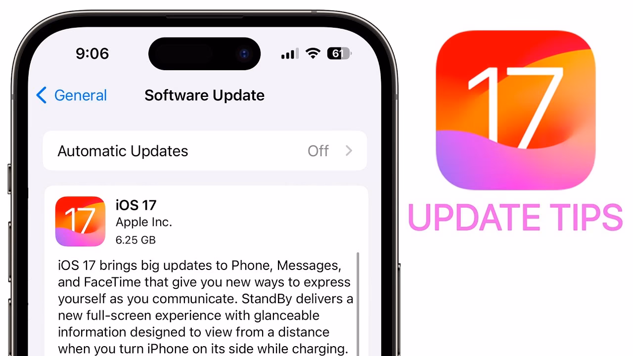 How do I update my iPhone manually?