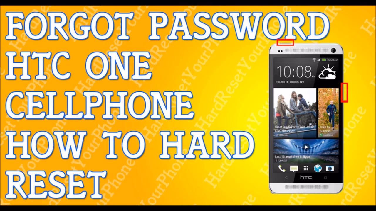 How to unlock a HTC phone without a pin?