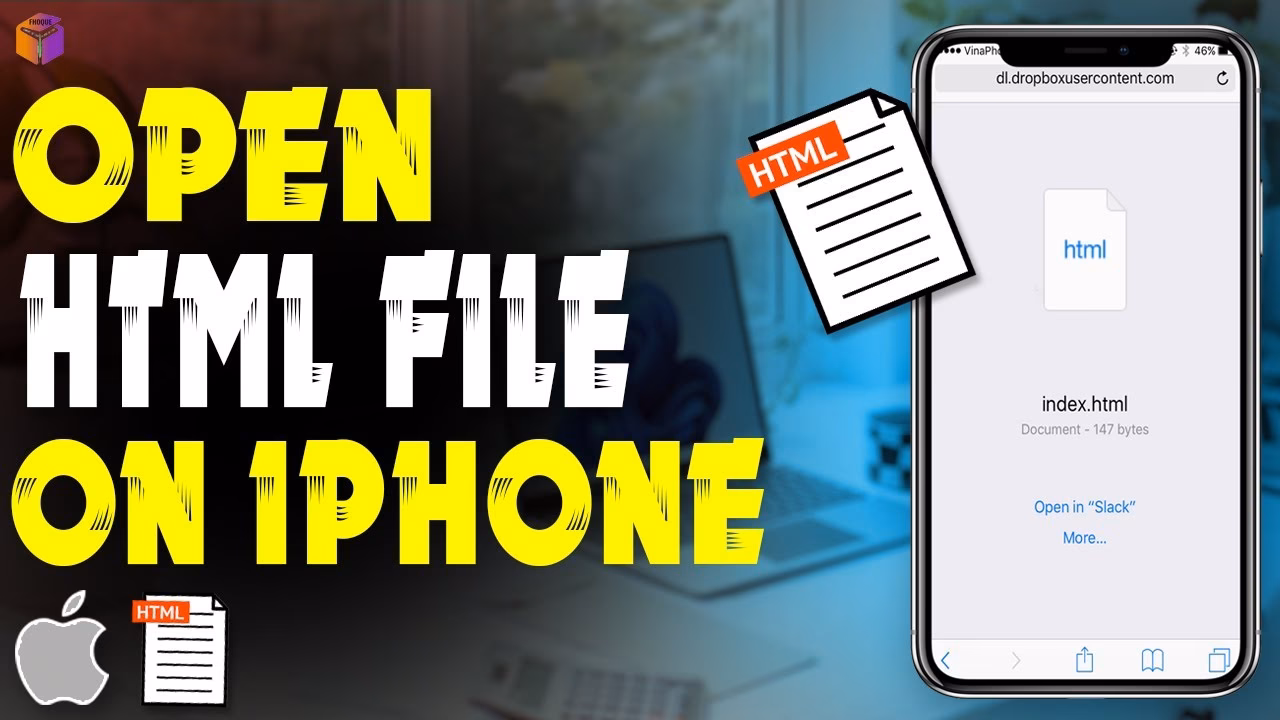 How do I transfer HTML files to my iPhone?