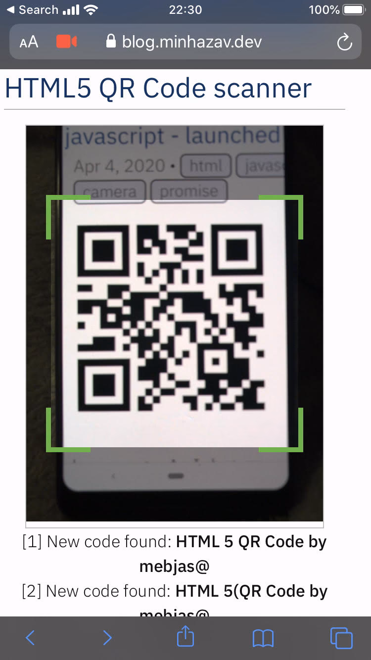 What is html5-qrcode?