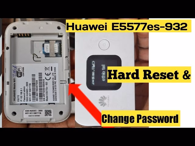 How to connect e5785-92c Huawei router?