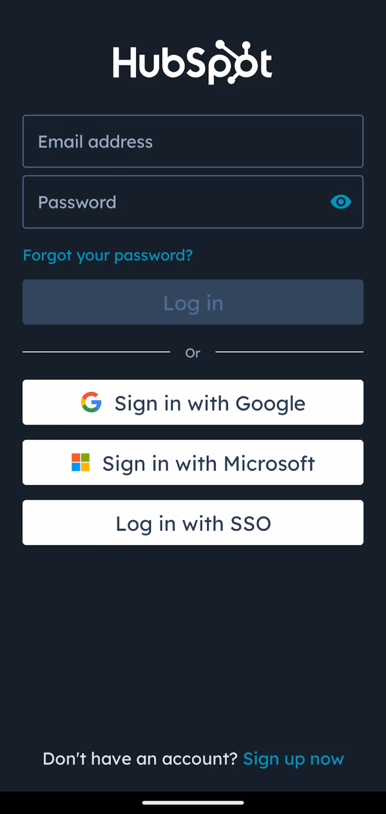 How do I log in to HubSpot?