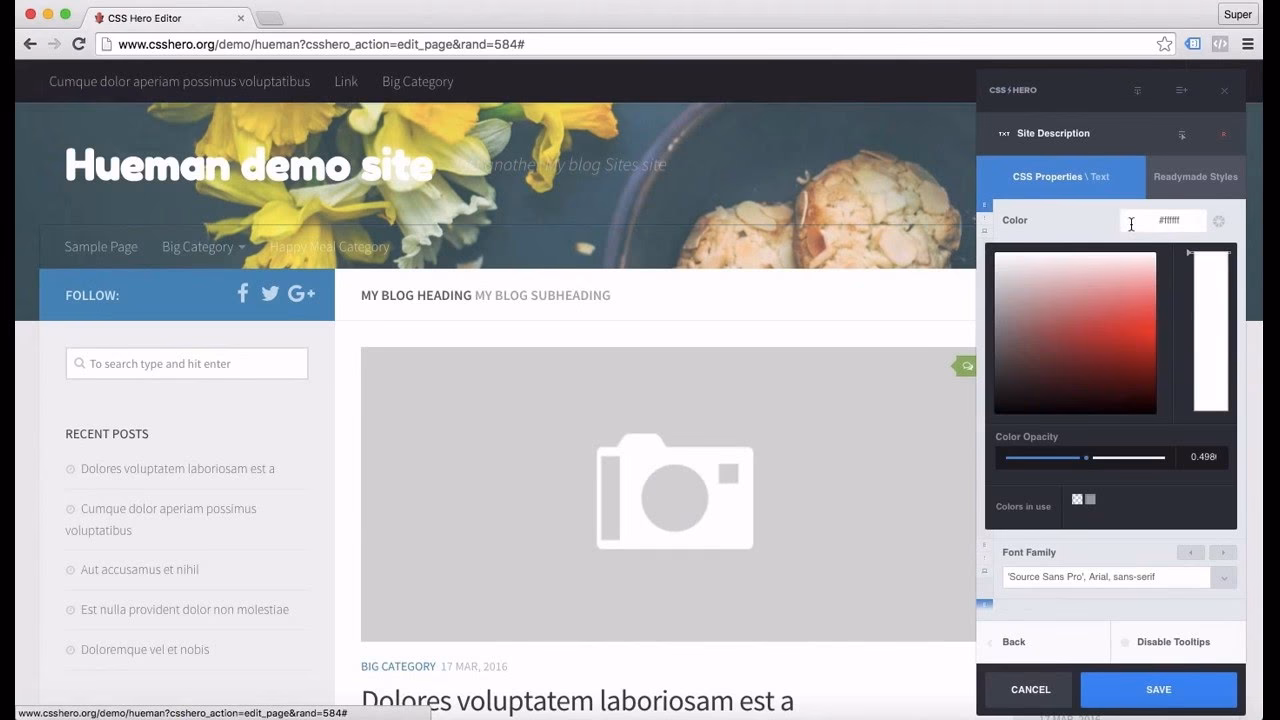 Is Hueman a mobile-friendly theme?