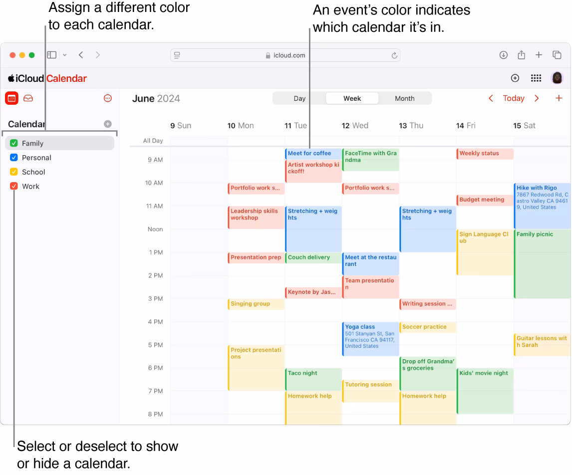How do I manage calendar subscriptions?