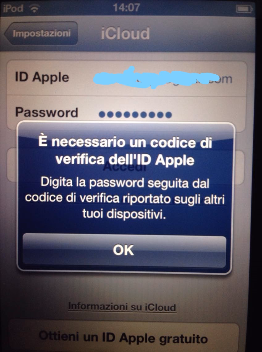 Why am I getting an error message after entering Apple ID password?