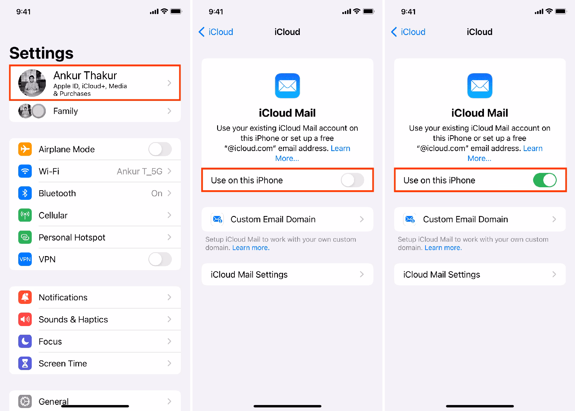 How to send emails from iCloud?