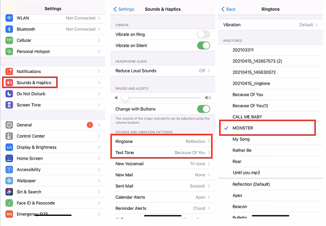 How to set an MP3 as a ringtone on an iPhone?