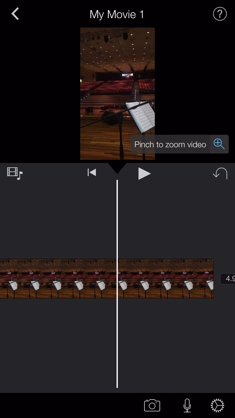 How do I edit a Zoom recording in iMovie?