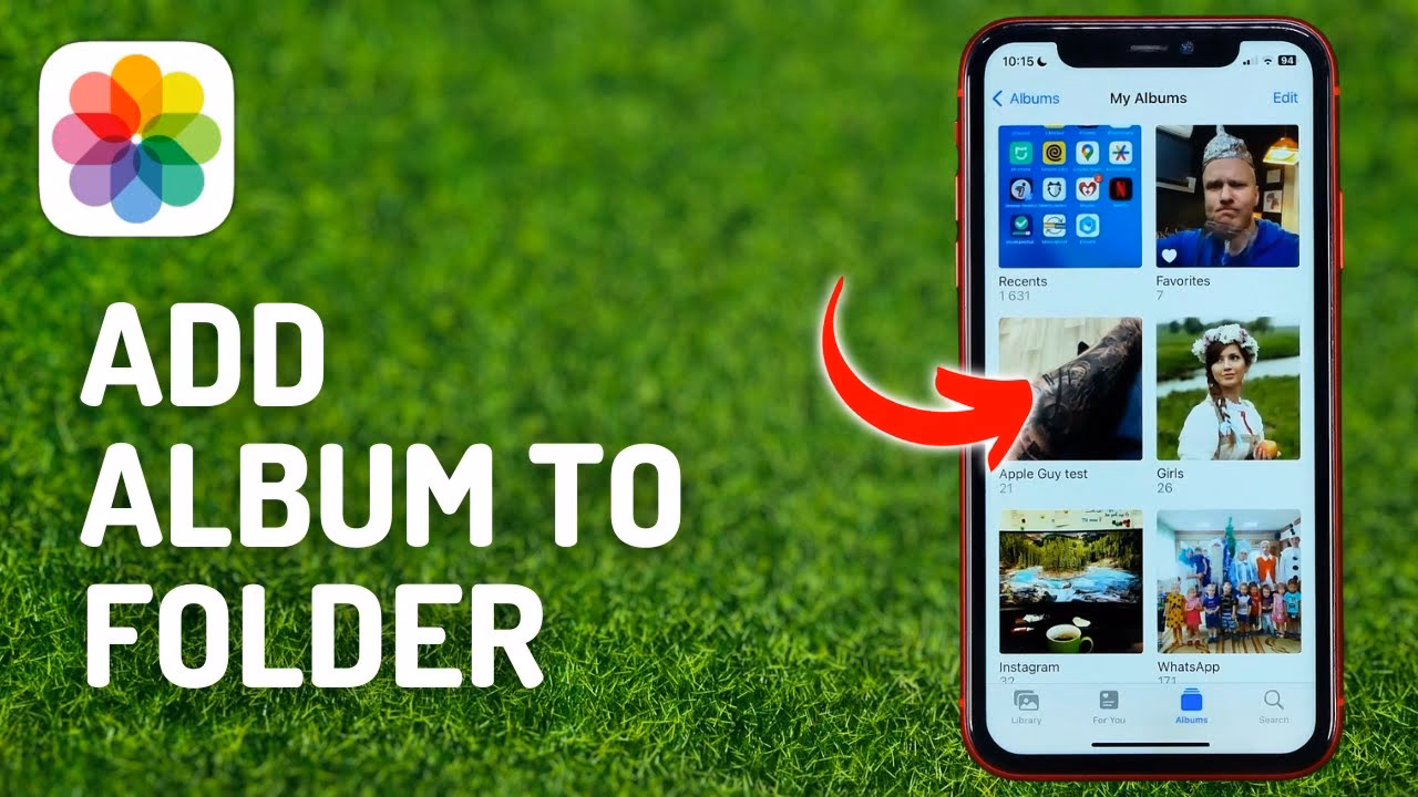 How do I rearrange albums on iCloud Photos?