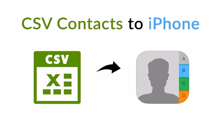 Can I import CSV contacts to iPhone?
