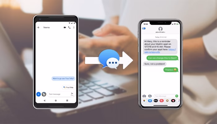 How to transfer text messages from Android to iPhone 14 without iTunes?