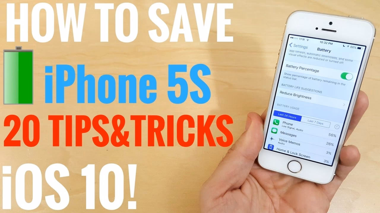 How to get better battery life out of iPhone 5S?