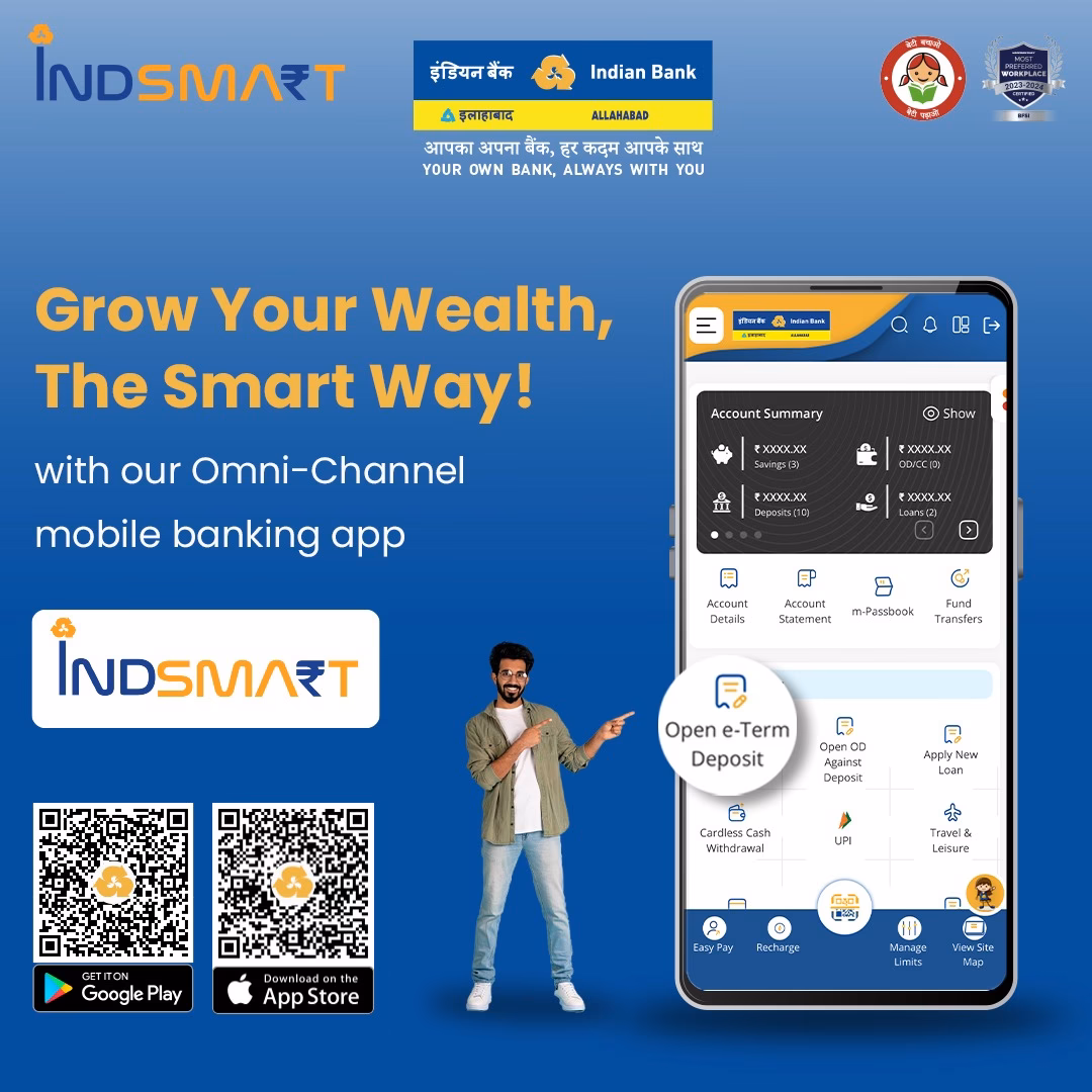 What is indsmart indianbank mobile app?