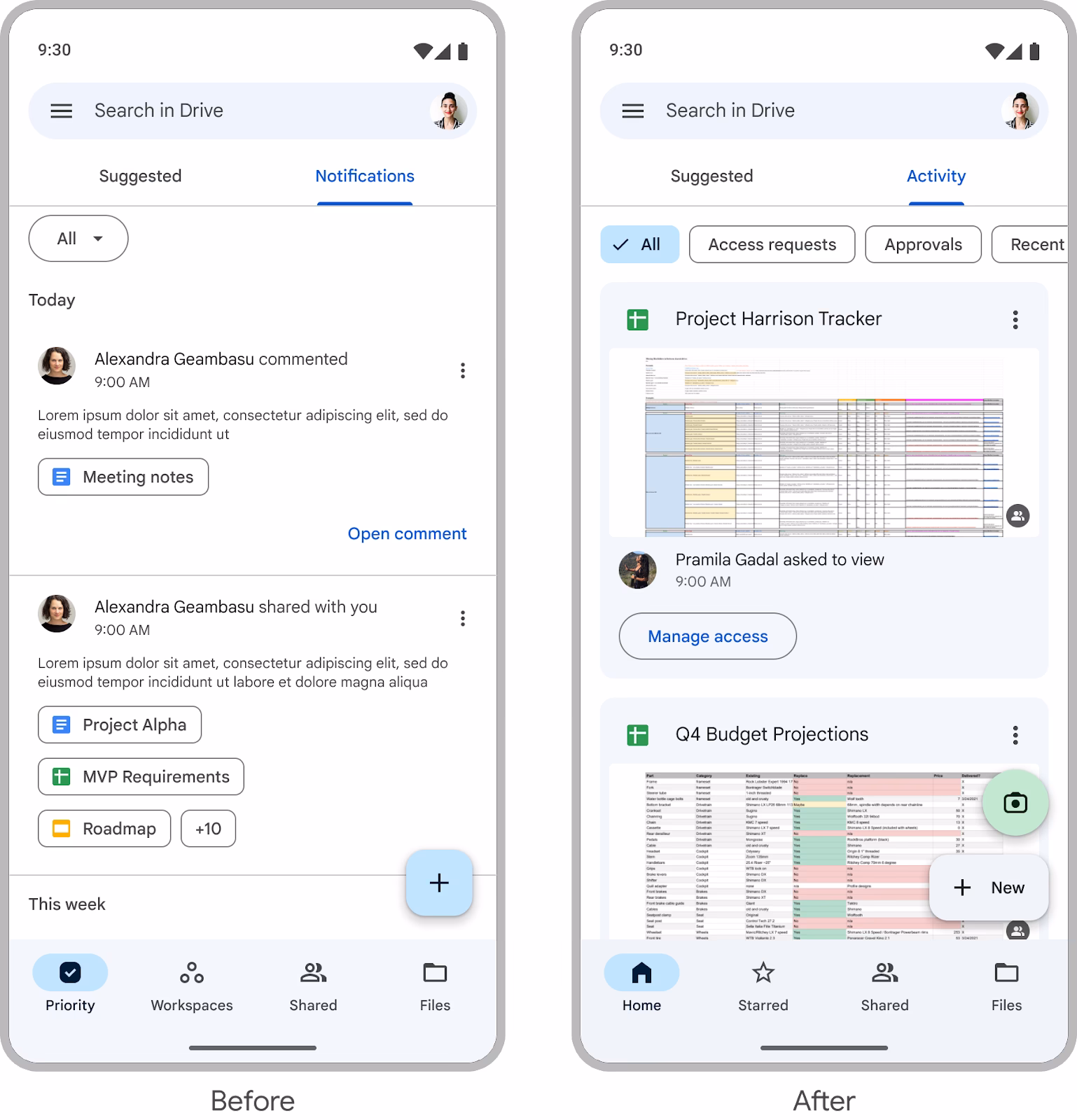 How do I upload a document to Google Drive on Android?