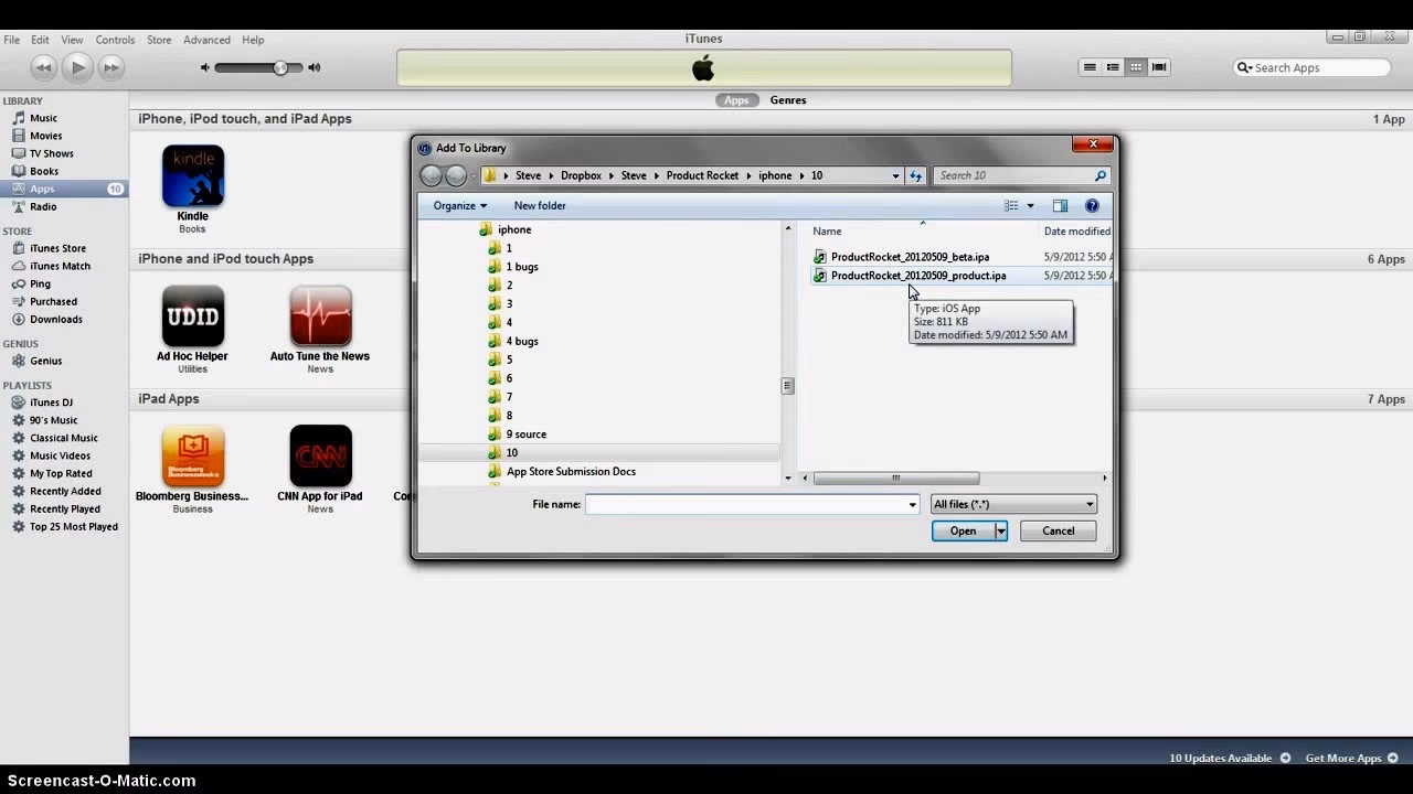 How do I install ipa files on my iPhone?