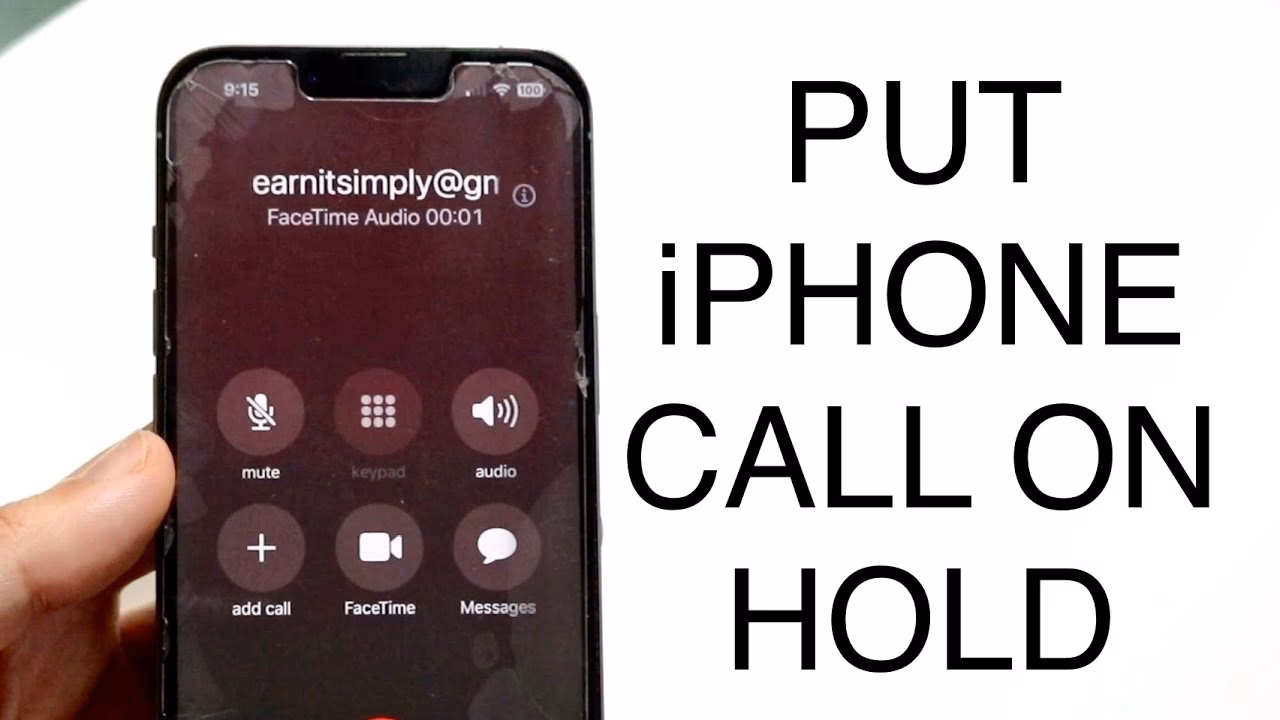 What happens if you put a call on hold?