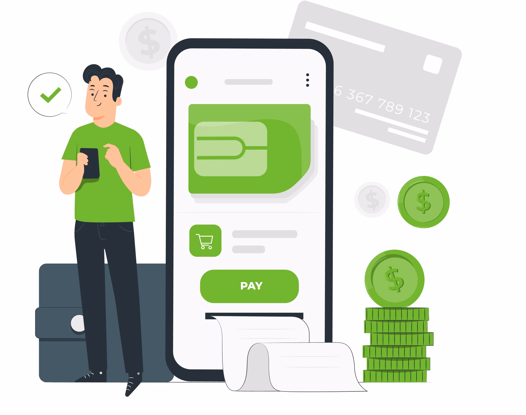 How to pay online for an instant recharge?